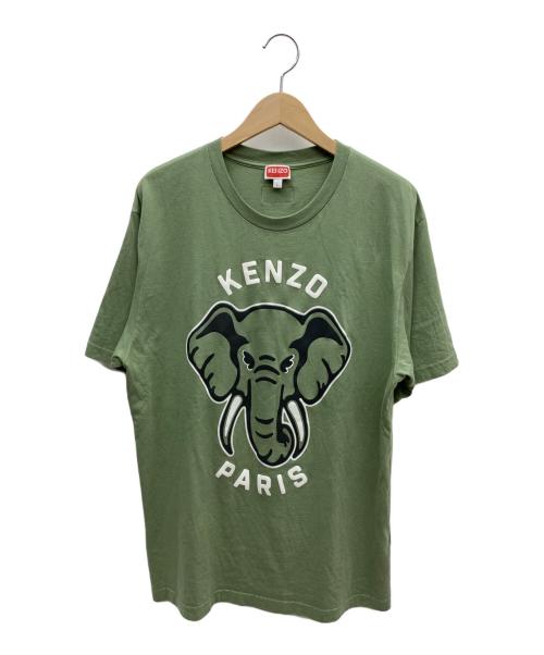 KENZO（ケンゾー）KENZO (ケンゾー) エレファントTシャツ グリーン サイズ:Lの古着・服飾アイテム