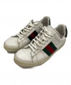 GUCCIグッチ）の古着「シェリーライン スニーカー」｜ホワイト