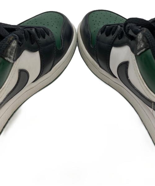 NIKE（ナイキ）NIKE (ナイキ) AIR JORDAN 1 LOW グリーン×ブラック サイズ:CM 27の古着・服飾アイテム
