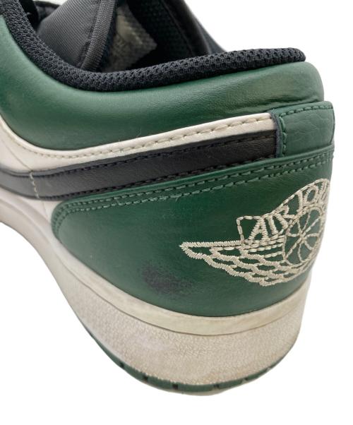 NIKE（ナイキ）NIKE (ナイキ) AIR JORDAN 1 LOW グリーン×ブラック サイズ:CM 27の古着・服飾アイテム