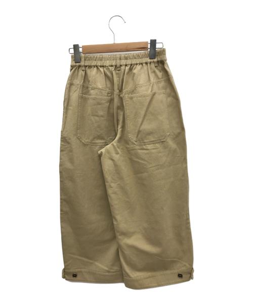 SUPER HAKKA（スーパーハッカ）SUPER HAKKA (スーパーハッカ) コットンチノ ローズフラワー刺繍テーパードコクーンパンツ ベージュ サイズ:S 未使用品の古着・服飾アイテム