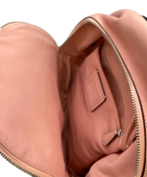 COACH（コーチ）COACH (コーチ) リュック ブラウン×ピンクの古着・服飾アイテム
