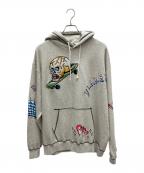 X-LARGEエクストララージ）の古着「プルオーバーパーカー」｜アイボリー