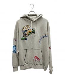 X-LARGE（エクストララージ）の古着「プルオーバーパーカー」｜アイボリー