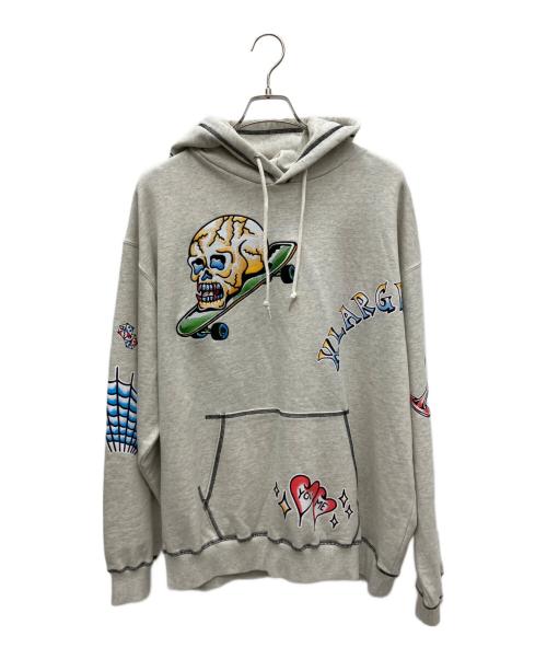 X-LARGE（エクストララージ）X-LARGE (エクストララージ) プルオーバーパーカー アイボリー サイズ:Lの古着・服飾アイテム