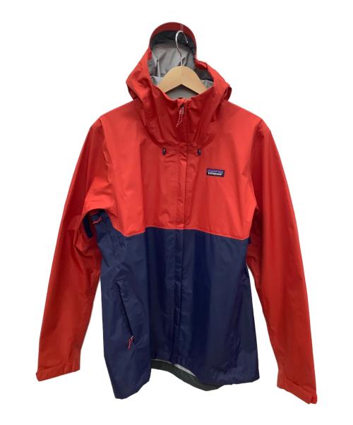 Patagonia（パタゴニア）Patagonia (パタゴニア) トレントシェルジャケット レッド×ネイビー サイズ:Mの古着・服飾アイテム