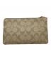 COACH (コーチ) DISNEY (ディズニー) シンデレラパッチラージリストレットポーチ ベージュ：7000円