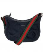 GUCCIグッチ）の古着「シェリーライン ショルダーバッグ」｜ブラック