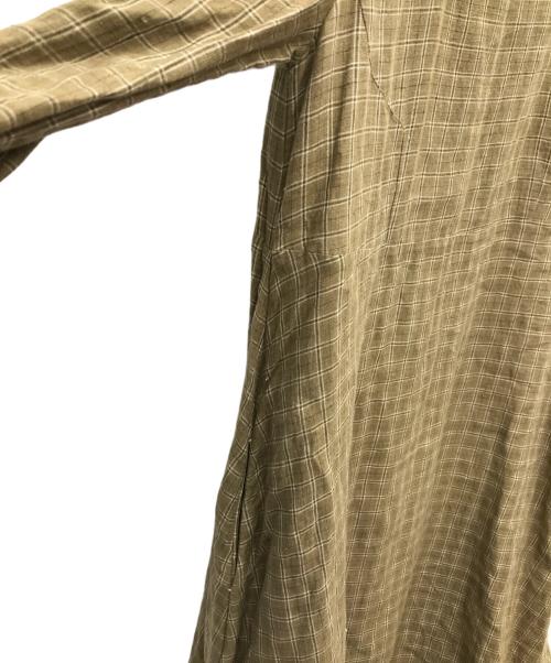 YAECA WRITE（ヤエカ ライト）YAECA WRITE (ヤエカ ライト) Aラインドレスワンピース ブラウン サイズ:M 未使用品の古着・服飾アイテム