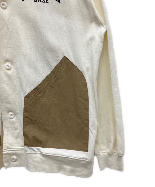 setagaya base（セタガヤベース）setagaya base (セタガヤベース) ドライビングカーディガン カーキ×ベージュ サイズ:XLの古着・服飾アイテム