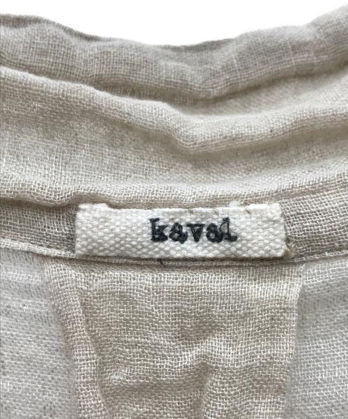kaval（カヴァル）kaval (カヴァル) Open cache-coeur OP ナチュラル サイズ:Freeの古着・服飾アイテム