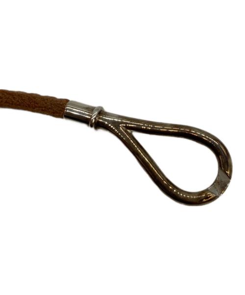 HERMES（エルメス）HERMES (エルメス) レザーチョーカー ブラウンの古着・服飾アイテム