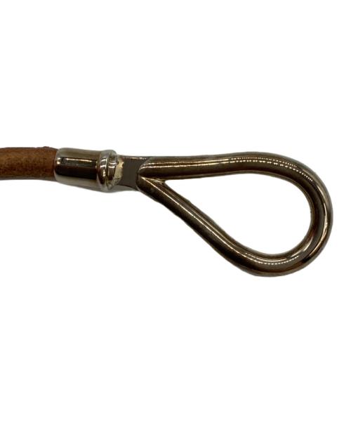 HERMES（エルメス）HERMES (エルメス) レザーチョーカー ブラウンの古着・服飾アイテム