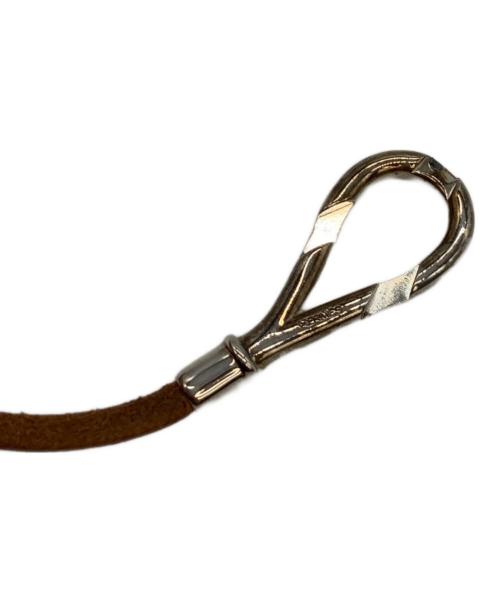 HERMES（エルメス）HERMES (エルメス) レザーチョーカー ブラウンの古着・服飾アイテム