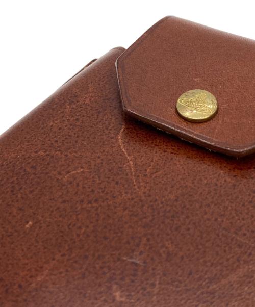 Vivienne Westwood（ヴィヴィアンウエストウッド）Vivienne Westwood (ヴィヴィアンウエストウッド) ORB CLIPS スマートフォンケース ブラウンの古着・服飾アイテム