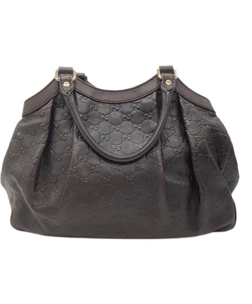 GUCCI（グッチ）GUCCI (グッチ) スーキーGG ハンドバッグ ブラウンの古着・服飾アイテム