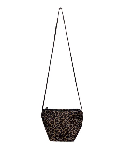 Herve Chapelier（エルベシャプリエ）Herve Chapelier (エルベシャプリエ) ナイロン舟型ショルダーバッグ ブラック×ブラウンの古着・服飾アイテム