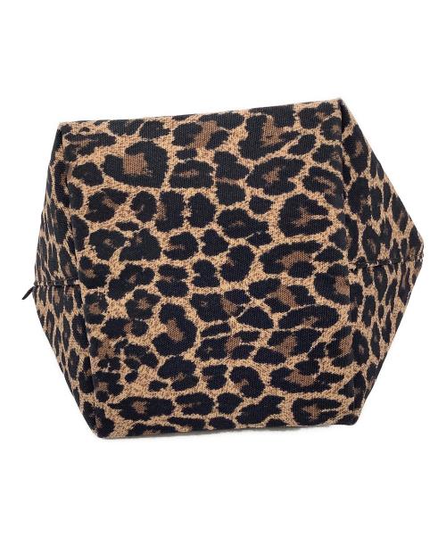 Herve Chapelier（エルベシャプリエ）Herve Chapelier (エルベシャプリエ) ナイロン舟型ショルダーバッグ ブラック×ブラウンの古着・服飾アイテム