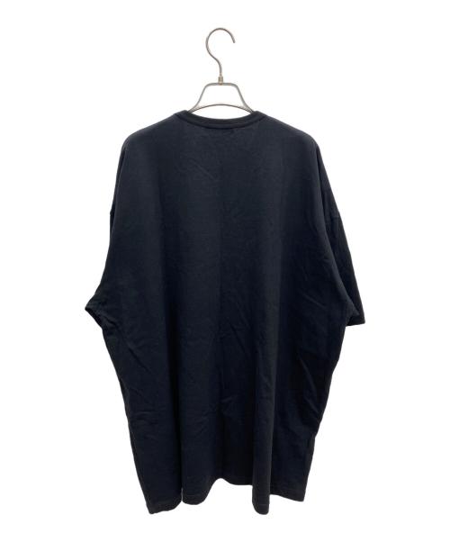 BLACK COMME des GARCONS（ブラックコムデギャルソン）BLACK COMME des GARCONS (ブラック コムデギャルソン) NIKE (ナイキ) コラボオーバーサイズTシャツ ブラック サイズ:Ｌの古着・服飾アイテム