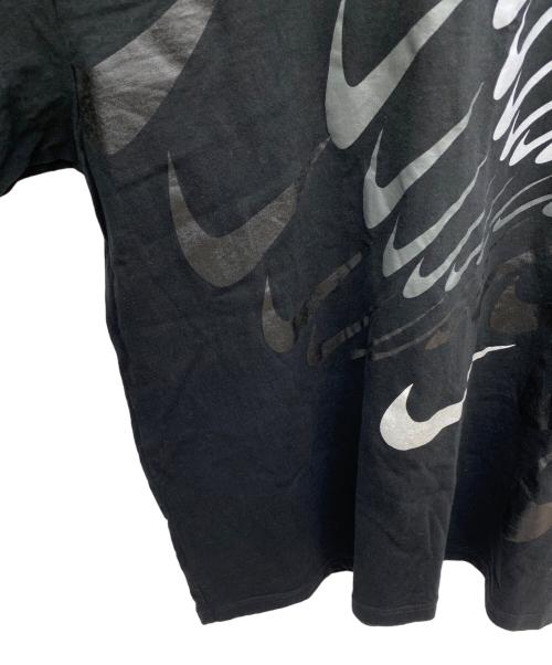 BLACK COMME des GARCONS（ブラックコムデギャルソン）BLACK COMME des GARCONS (ブラック コムデギャルソン) NIKE (ナイキ) コラボオーバーサイズTシャツ ブラック サイズ:Ｌの古着・服飾アイテム