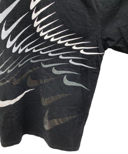BLACK COMME des GARCONS（ブラックコムデギャルソン）BLACK COMME des GARCONS (ブラック コムデギャルソン) NIKE (ナイキ) コラボオーバーサイズTシャツ ブラック サイズ:Ｌの古着・服飾アイテム