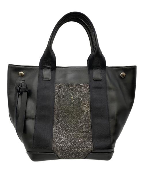 KATSUYUKI KODAMA（カツユキ コダマ）KATSUYUKI KODAMA (カツユキ コダマ) トートバッグ ブラックの古着・服飾アイテム