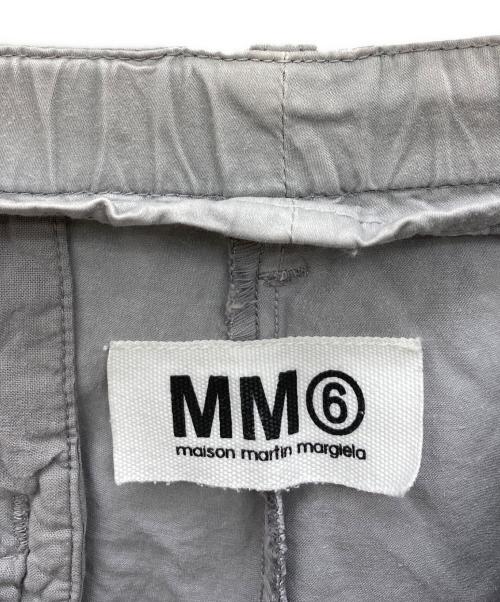 MM6 Maison Margiela（エムエムシックスメゾンマルジェラ）MM6 Maison Margiela (エムエムシックスメゾンマルジェラ) タックパンツ グレー サイズ:40の古着・服飾アイテム