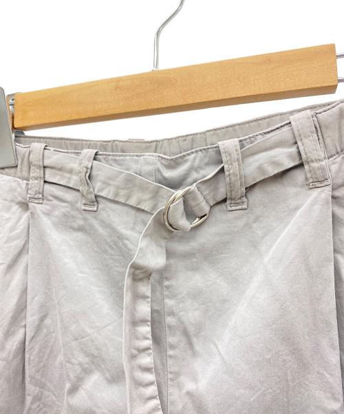 MM6 Maison Margiela（エムエムシックスメゾンマルジェラ）MM6 Maison Margiela (エムエムシックスメゾンマルジェラ) タックパンツ グレー サイズ:40の古着・服飾アイテム