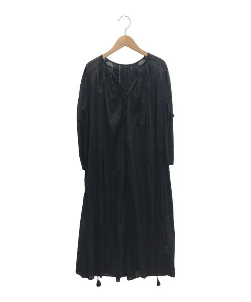 mala KALANCHOE（マーラ カランコエ）mala KALANCHOE (マーラ カランコエ) 長袖ワンピース ブラック サイズ:記載なしの古着・服飾アイテム