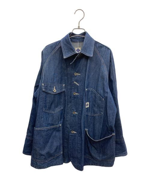 POST O'ALLS（ポストオーバーオールズ）POST O'ALLS (ポストオーバーオールズ) カバーオール インディゴ サイズ:XSの古着・服飾アイテム