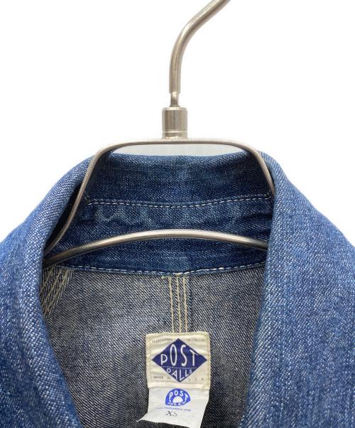 POST O'ALLS（ポストオーバーオールズ）POST O'ALLS (ポストオーバーオールズ) カバーオール インディゴ サイズ:XSの古着・服飾アイテム