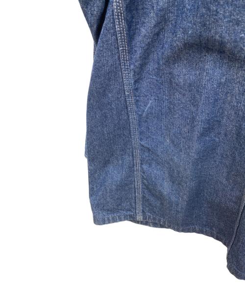 POST O'ALLS（ポストオーバーオールズ）POST O'ALLS (ポストオーバーオールズ) カバーオール インディゴ サイズ:XSの古着・服飾アイテム