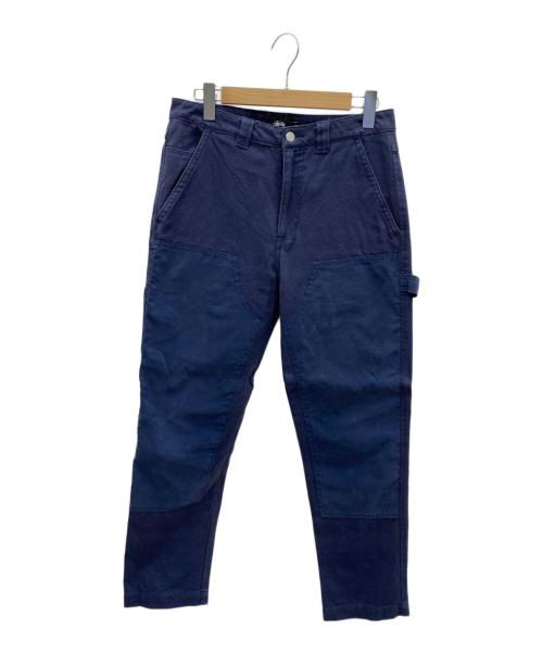 stussy（ステューシー）stussy (ステューシー) ダブルニーペインターパンツ ネイビー サイズ:30の古着・服飾アイテム