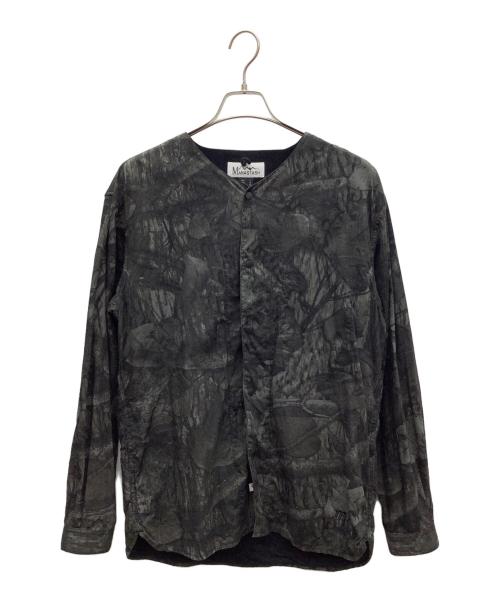 Manastash（マナスタッシュ）Manastash (マナスタッシュ) ノーカラージャケット ブラック サイズ:Ｌの古着・服飾アイテム