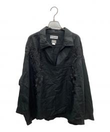 EVISEN SKATEBOARDS×DELUXE（エビセン スケートボード×デラックス）の古着「CAMELLIA SHIRTS」｜ブラック