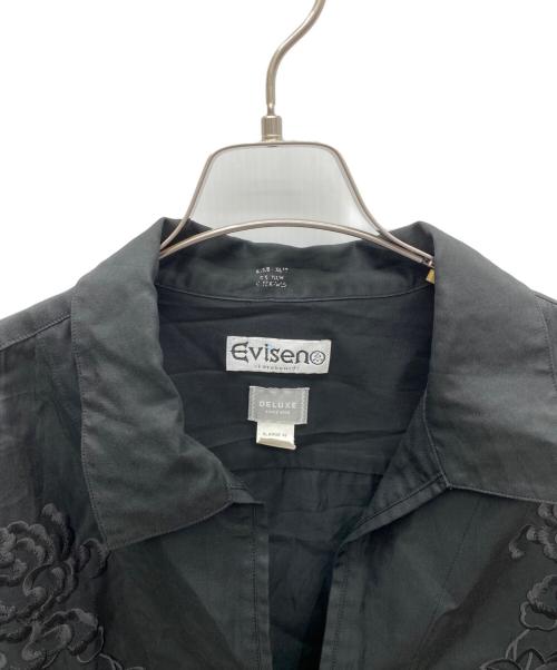 EVISEN SKATEBOARDS（エビセン スケートボード）EVISEN SKATEBOARDS (エビセン スケートボード) DELUXE (デラックス) CAMELLIA SHIRTS ブラック サイズ:XLARGE 42の古着・服飾アイテム