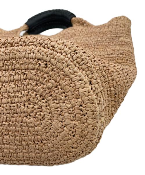 HELEN KAMINSKI（ヘレンカミンスキー）HELEN KAMINSKI (ヘレンカミンスキー) ラフィアトートバッグ ベージュの古着・服飾アイテム