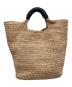 HELEN KAMINSKI (ヘレンカミンスキー) ラフィアトートバッグ ベージュ：12000円