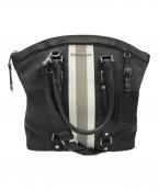 MICHAEL KORSマイケル・コース）の古着「BEDFORD TRAVEL DOME TOTE」｜ブラック×グレー