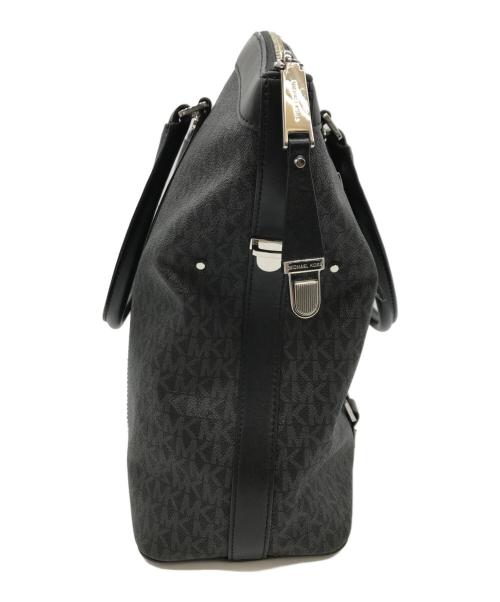 MICHAEL KORS（マイケル・コース）MICHAEL KORS (マイケルコース) BEDFORD TRAVEL DOME TOTE ブラック×グレーの古着・服飾アイテム