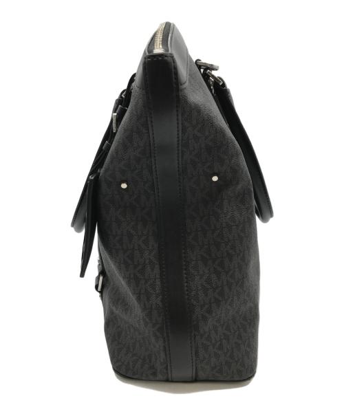 MICHAEL KORS（マイケル・コース）MICHAEL KORS (マイケルコース) BEDFORD TRAVEL DOME TOTE ブラック×グレーの古着・服飾アイテム