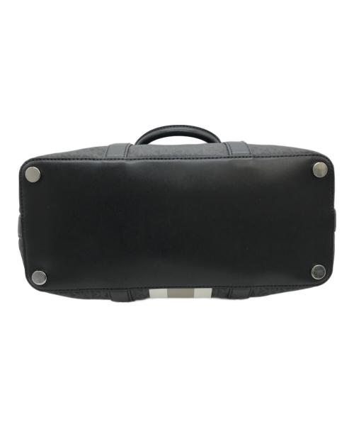 MICHAEL KORS（マイケル・コース）MICHAEL KORS (マイケルコース) BEDFORD TRAVEL DOME TOTE ブラック×グレーの古着・服飾アイテム