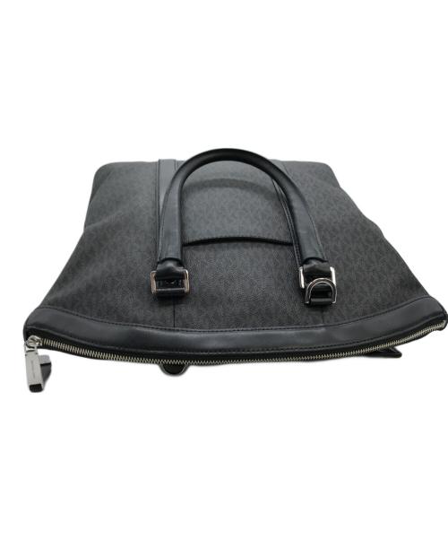 MICHAEL KORS（マイケル・コース）MICHAEL KORS (マイケルコース) BEDFORD TRAVEL DOME TOTE ブラック×グレーの古着・服飾アイテム