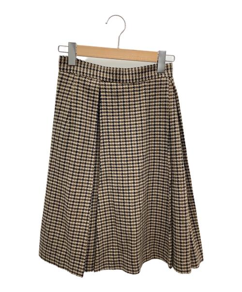 Vivienne Westwood RED LABEL（ヴィヴィアンウエストウッドレッドレーベル）Vivienne Westwood RED LABEL (ヴィヴィアンウエストウッドレッドレーベル) 千鳥格子柄キュロット ブラウン サイズ:2の古着・服飾アイテム