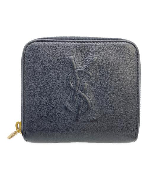 Yves Saint Laurent（イヴサンローラン）Yves Saint Laurent (イヴサンローラン) 2つ折り財布 ネイビーの古着・服飾アイテム