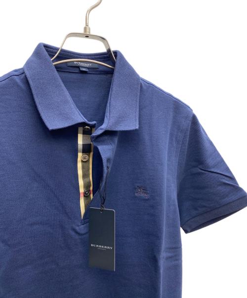 BURBERRY LONDON（バーバリーロンドン）BURBERRY LONDON (バーバリーロンドン) ポロシャツ ネイビー サイズ:M 未使用品の古着・服飾アイテム