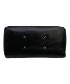 Maison Margielaメゾンマルジェラ）の古着「ラウンドファスナー財布」｜ブラック