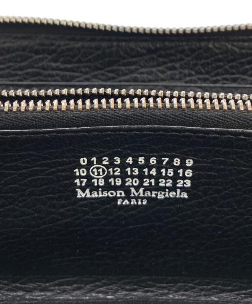 Maison Margiela（メゾンマルジェラ）Maison Margiela (メゾンマルジェラ) ラウンドファスナー財布 ブラックの古着・服飾アイテム