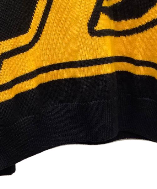 BOSS（ボス）BOSS (ボス) NBA LOS ANGELES LAKERS ニットセーター ブラック サイズ:XLの古着・服飾アイテム