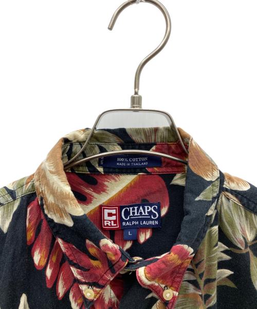 CHAPS RALPH LAUREN（チャップス ラルフローレン）CHAPS RALPH LAUREN (チャップス ラルフローレン) アロハシャツ ブラック×レッド サイズ:Ｌの古着・服飾アイテム